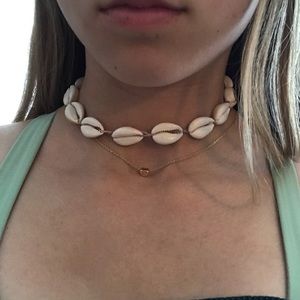 Cowrie shell necklace